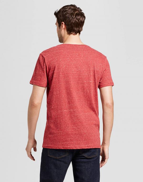 V-neck t-shirt.